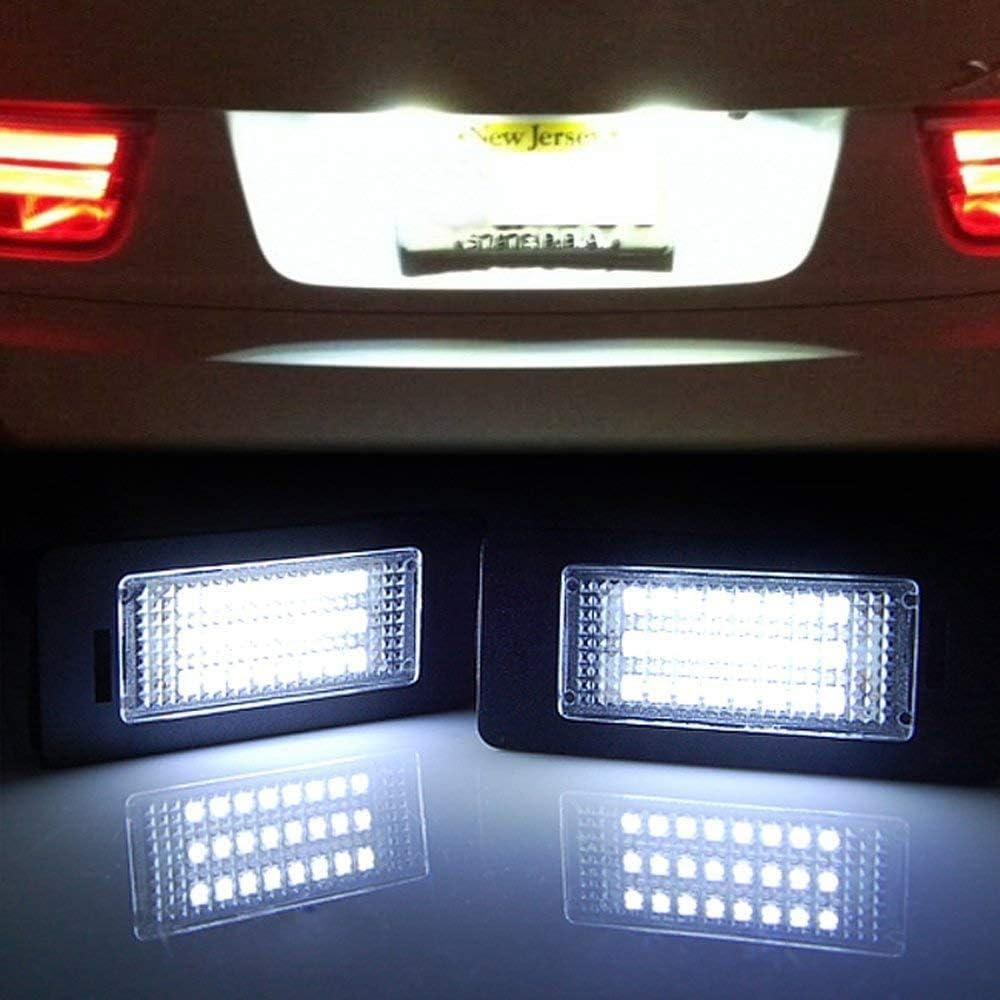 MAXHAWK Super Bright 24 LED License Plate Light Replacement for BMW 1/2