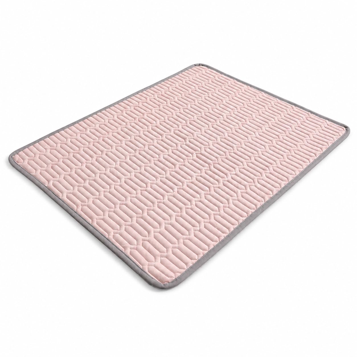 Tapis Rafraîchissant pour Animaux Compagnie, Tissu Frais et Respirant, pour Chien et Chat, Lavable, Rose pâle, Très Grand (90 * 70cm)