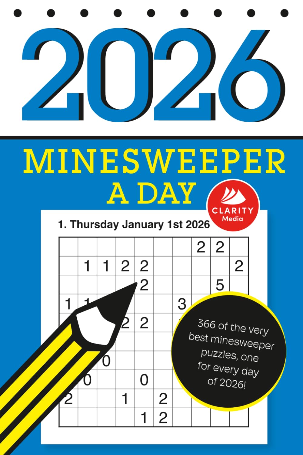 Minesweeper a Day 2026: 366 fantastically fun minesweeper puzzles