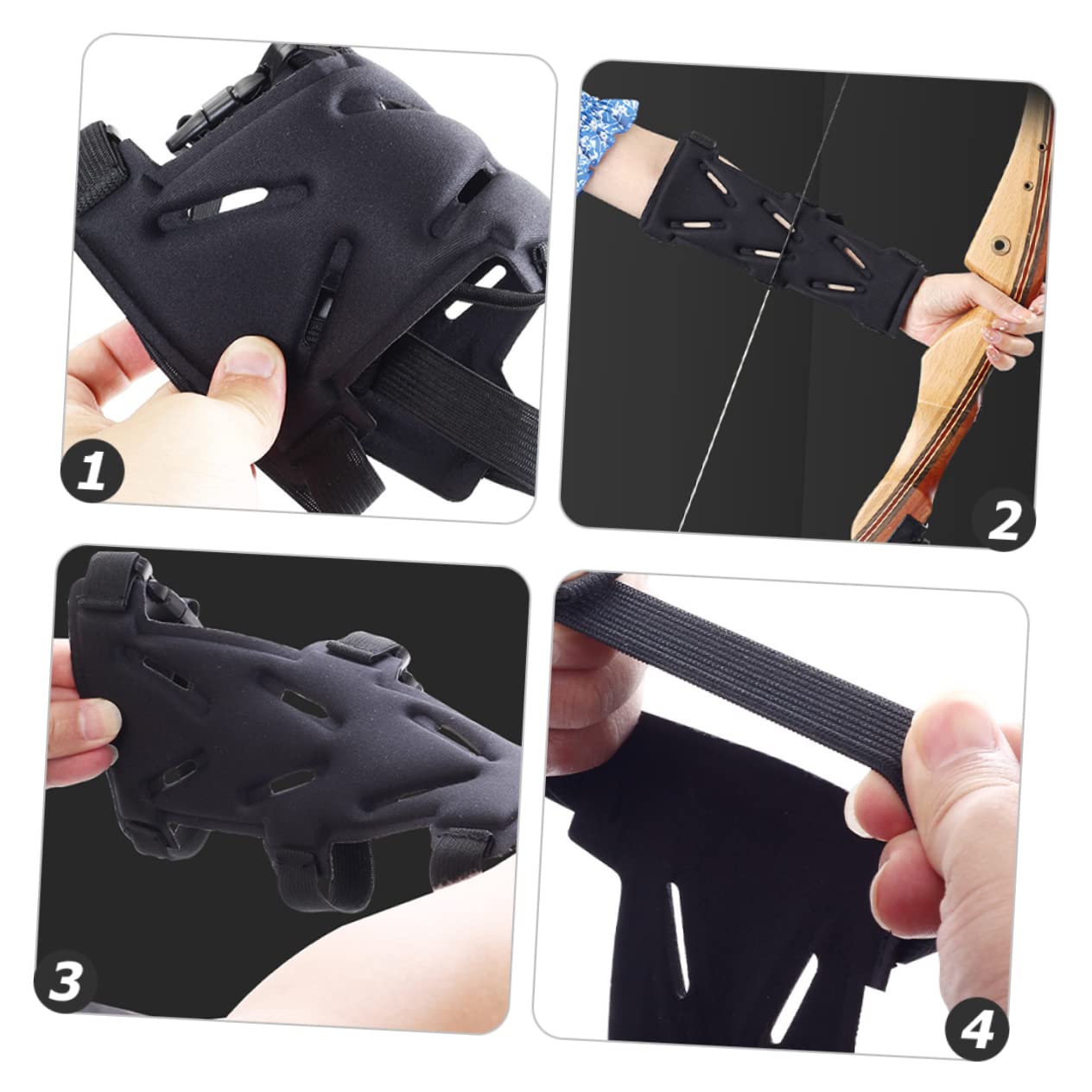 KICHOUSE Arm Guard Arm Protector for Recurve Comfortable and Sturdy Forearm Guard for