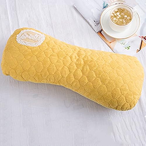 CZDYUF Almohada de trigo sarraceno de algodón lavado almohada de cuello de caramelo para dormir almohada de cáscara de trigo sarraceno con funda de