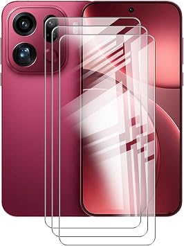 [3 Pack] Compatible for Oppo find x9 pro 6.78" Screen Protector, Tempered Glass 2.5D Arc Edges 9 Hardness HD Bubble-Free for Oppo find x9 pro