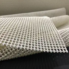 Tela Antiderrapante Branca Para Tapetes, Forro de Prateleiras e Armários - 0,50M X 1,20M