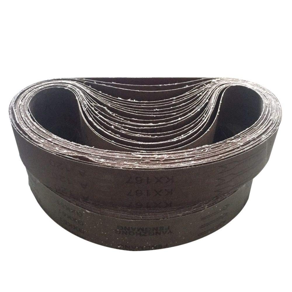 10 piezas 686 * 50 mm banda abrasiva de lijado para pulido de madera y metal suave, 800
