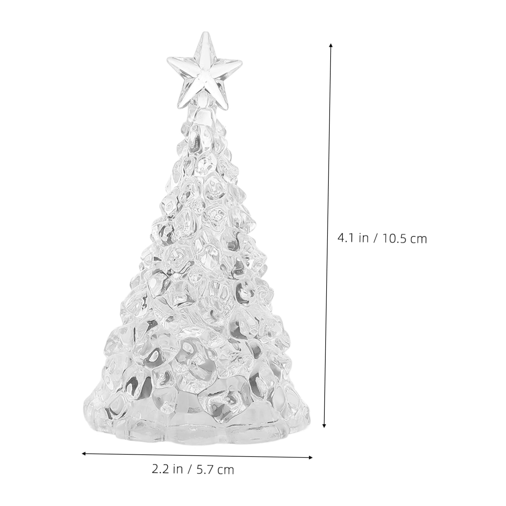 GLEAVI 2Pcs LED Christmas Night Lights Light Up Figurines for Holiday Decor Unique Lighted Christmas Ornaments for Bedroom and Room