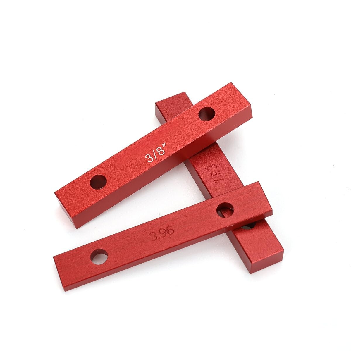 VIDOO Bloques Configuración Carpintería Calibre Altura Barras Aleación Aluminio para Accesorios Fresadora y Sierra-Métrico