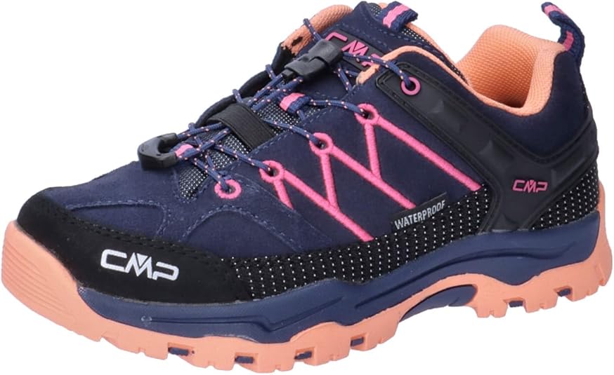 CMP KIDS RIGEL LOW TREKKING SHOES KIDS WP uniseks-kind Trekkingschoenen,Acid Kaki,41 EU