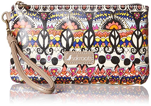 Sakroots Artist Circle Charging Wristlet, Camel One World
