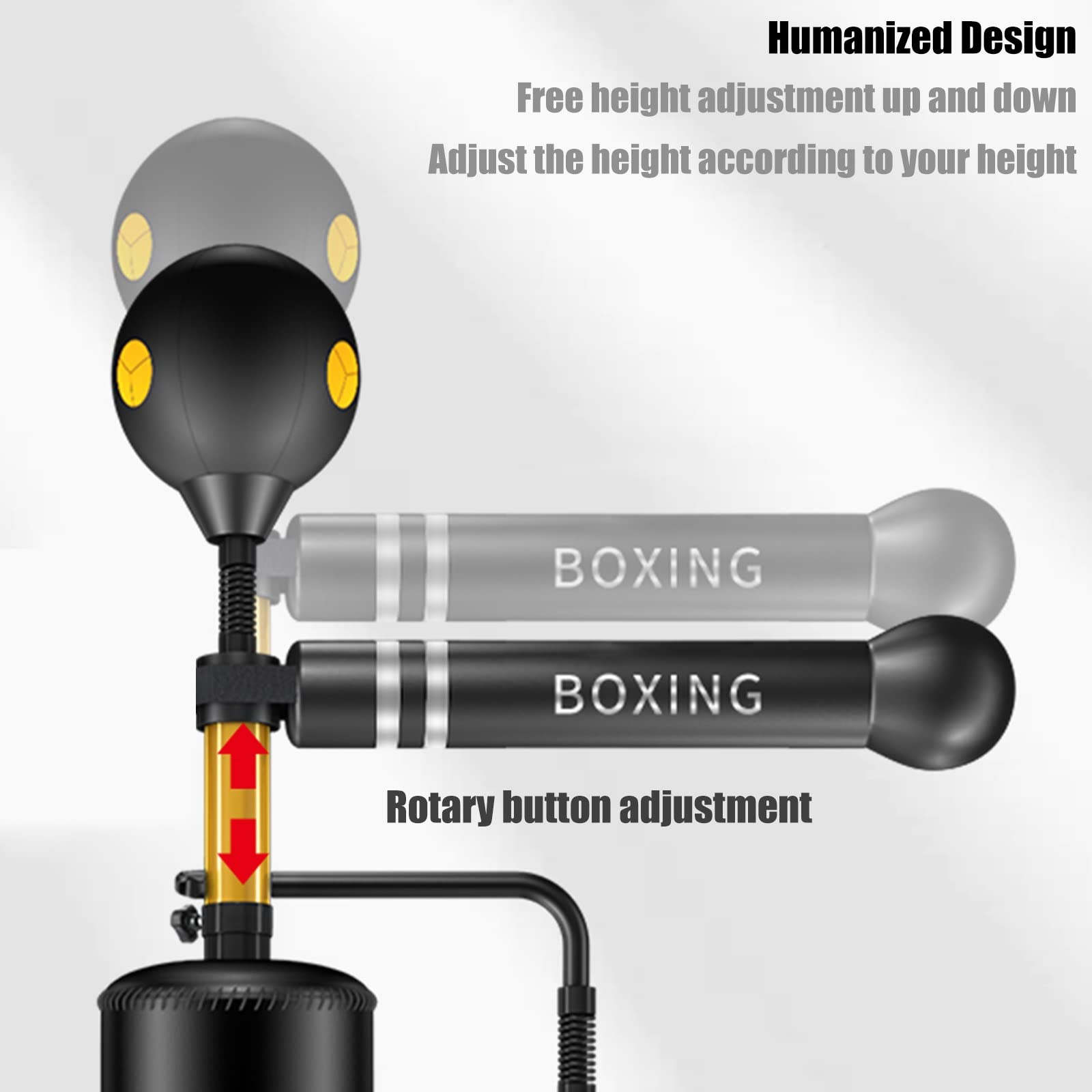 Amazon.com: Boxing Speed Trainer 3 in 1 with Punching Bag Spinning