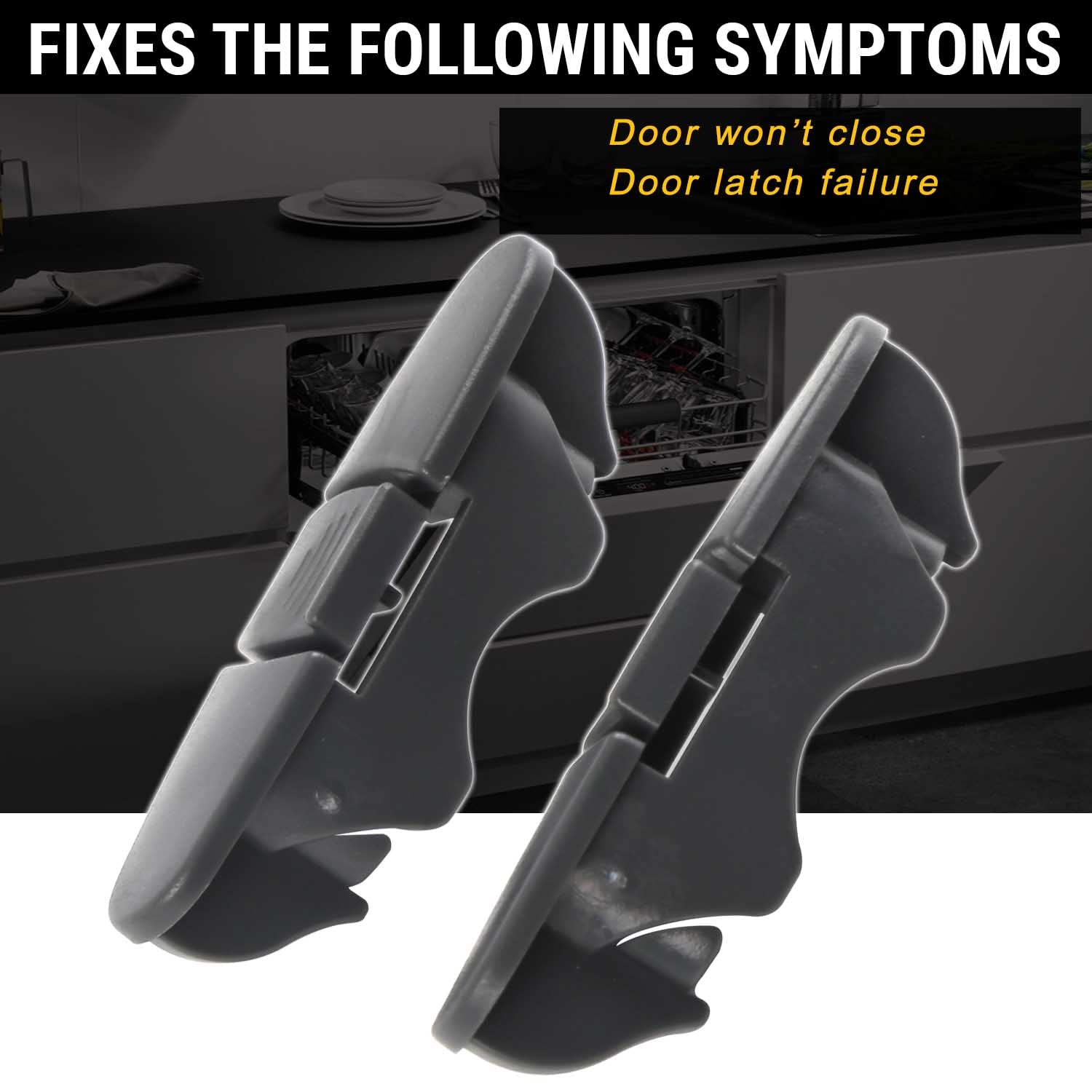 Dishwasher Rack Stop Clip - Whirlpool & Kenmore -6 Dishwasher Rack Stop Clip - Whirlpool & Kenmore -6