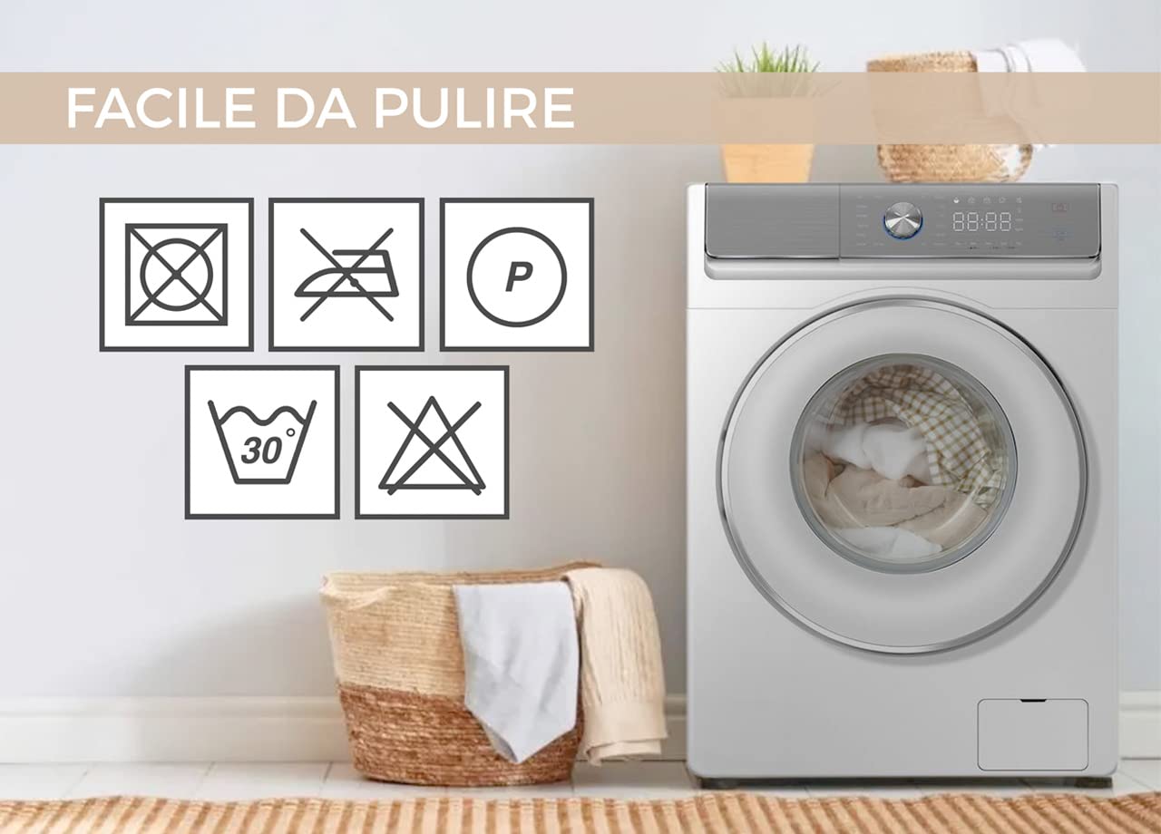 BIANCHERIAWEB Magic Copridivano 4 Posti Elasticizzato, Telo Copridivano Tinta Unita Grigio, Adatto a Divani da 220 a 260 cm con Profondità Seduta 65 cm, Copri Divano Antimacchia e Antipelo