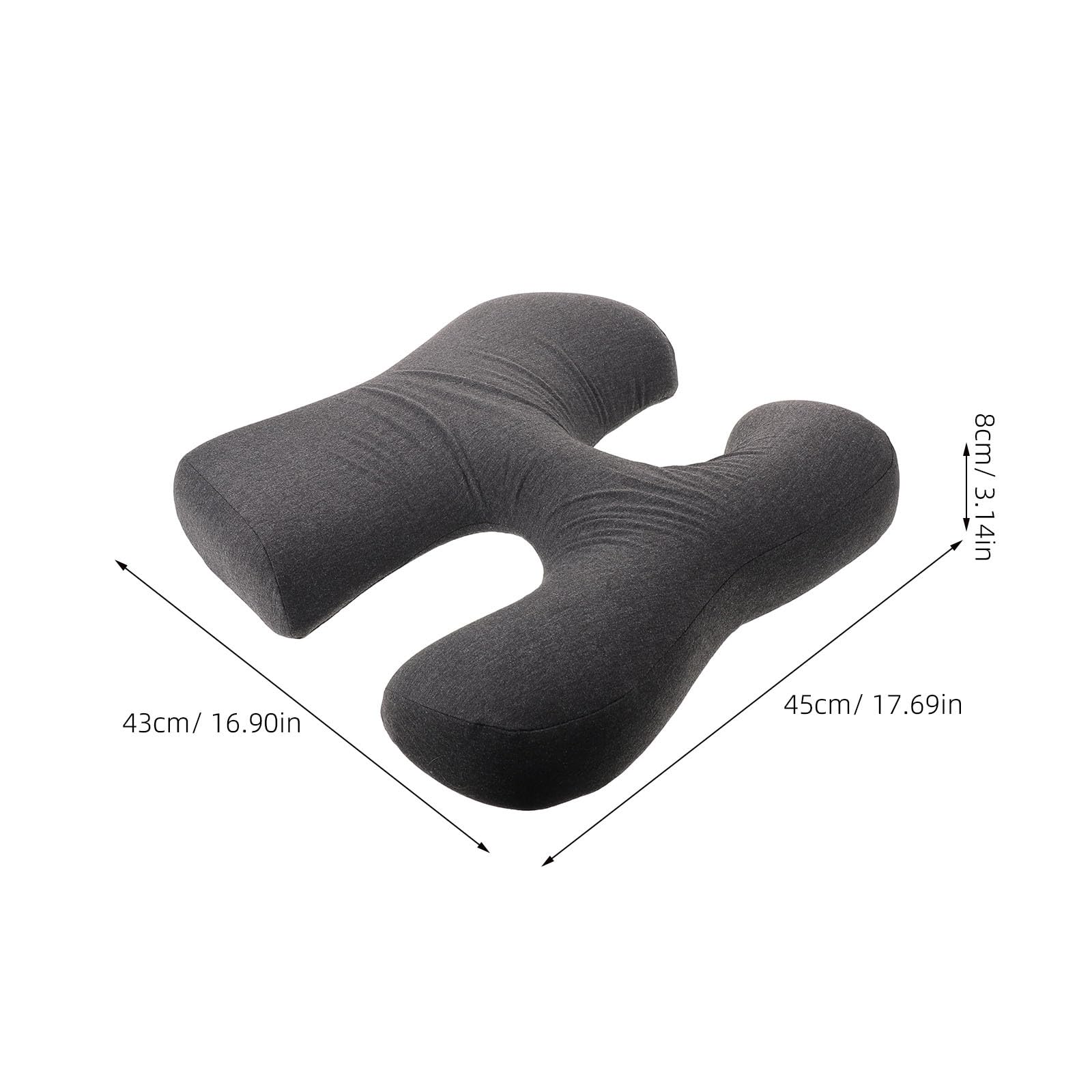 Spa Massage Bauchkissen aus Memory Schaum mit Weichem Bezug und Belüftung Ergonomisches Massagekissen für Kosmetikliegen und Wellness Spa Anwendungen