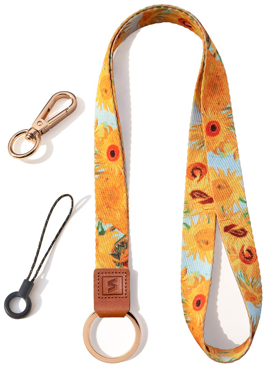 SENLLY Neck Lanyard Strap for Keys, Original Pattern Design ID Badge and Keychain Holder