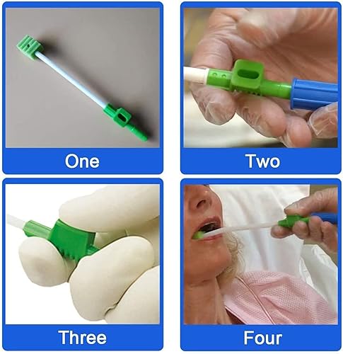 Miniatura 4 de Cepillo de dientes de esponja médica desechable, hisopo de succión ICU, cuidado bucal, sistema de cepillo de dientes de succión de un solo uso,