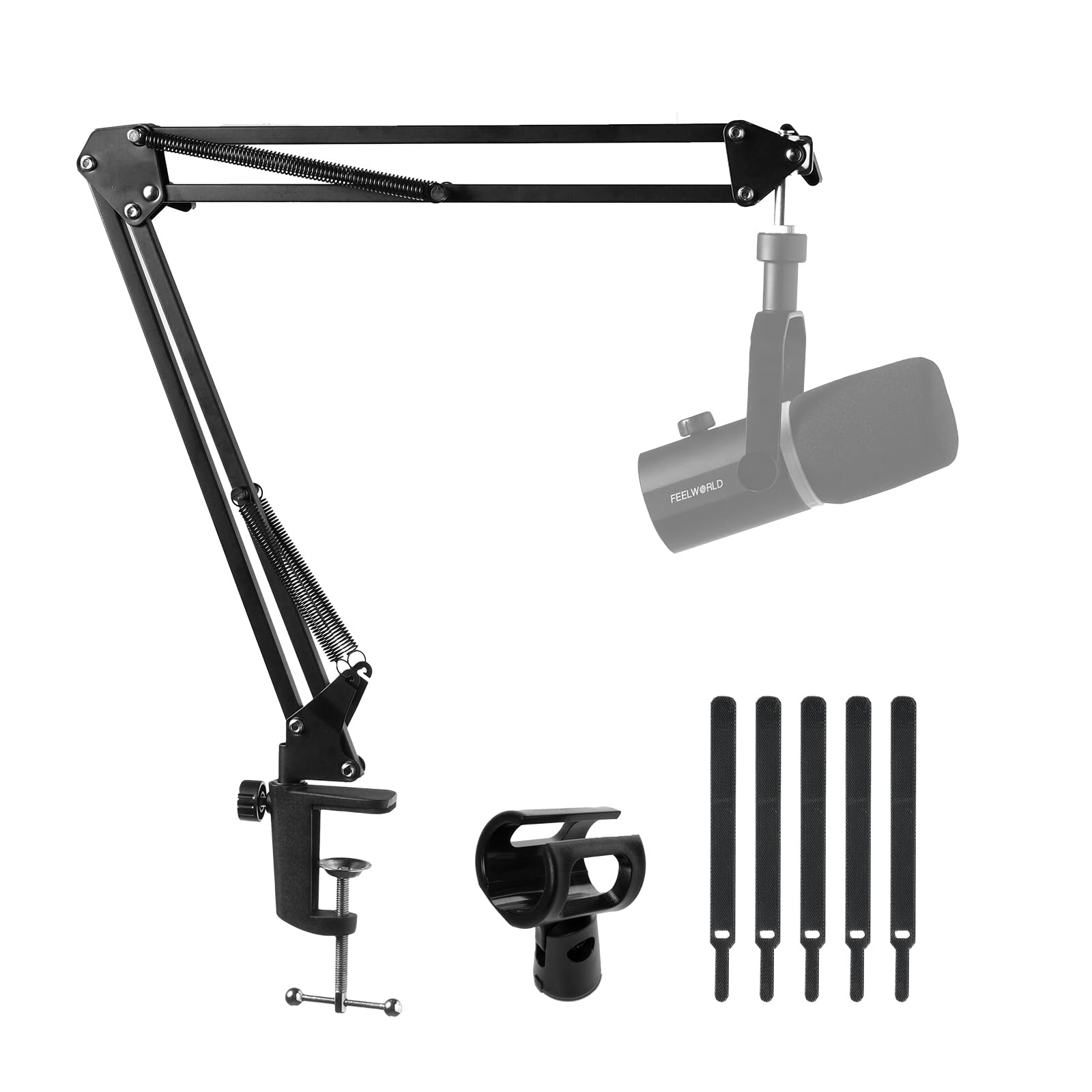Bras de microphone adaptable compatible PM1 support bureau FEELWORLD AMS1 - 8