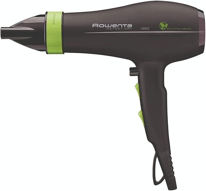 Rowenta CV6030 Asciugacapelli Sistema Instant Dry, Phon per Capelli 2110W, 6 Combinazioni di Velocità/Temperatura, Generatore di Ioni
