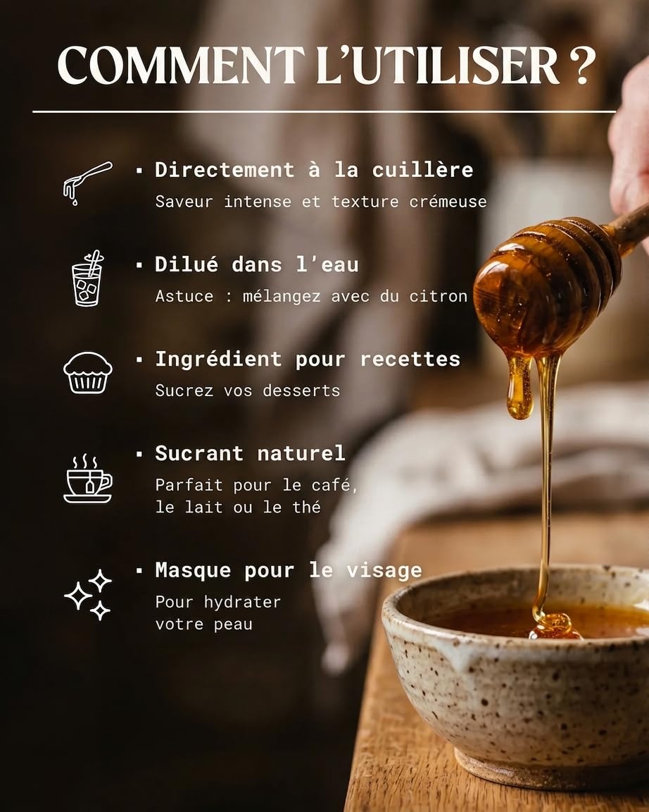NaturalePiù Miel de Manuka 800+ MGO - 250g Brut et Bio de Nouvelle-Zélande - Miel cicatrisant monofloral - Pour Thé, Smoothies et Pâtisserie - Pur et Actif - Méthylglyoxal Certifié en Laboratoire