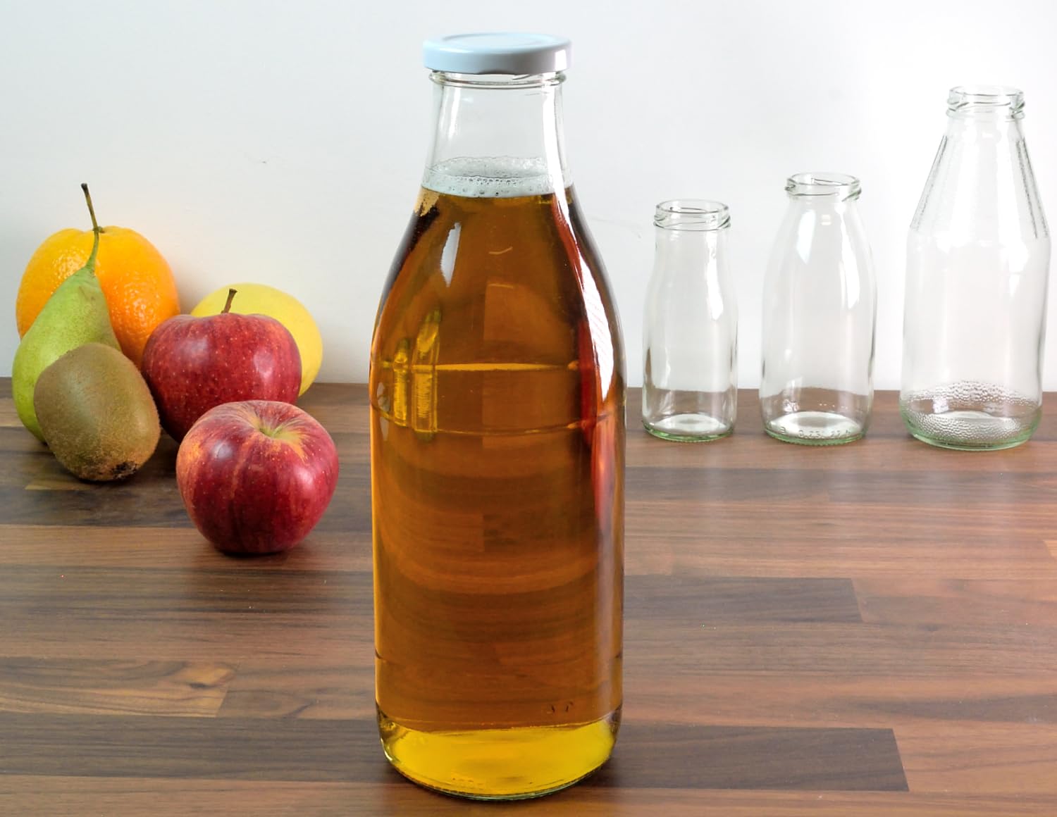 Bouteilles En Verre 250ml Avec Bouchon Mécanique - Lot De 10 - Pour Conserves Maison