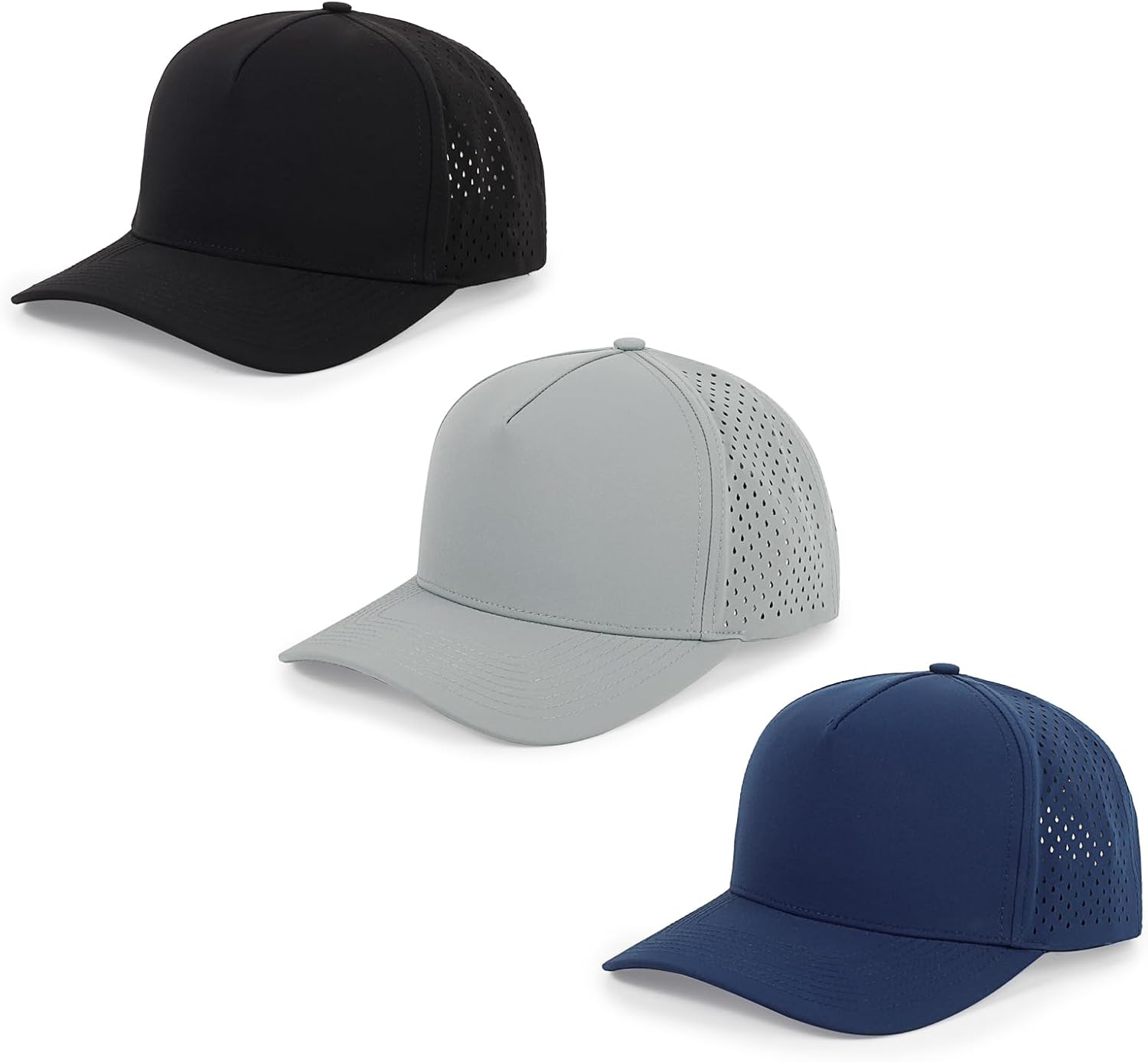 HH HOFNEN Quick Dry Baseball Cap Mesh Snapback Hat Sun and Rain Protection Golf Ball Cap for Men Women