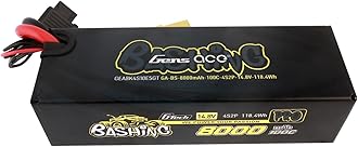 G-Tech Bashing Pro 14.8v 100C 8000mah 4S2P Lipo Battery with EC5 Plug