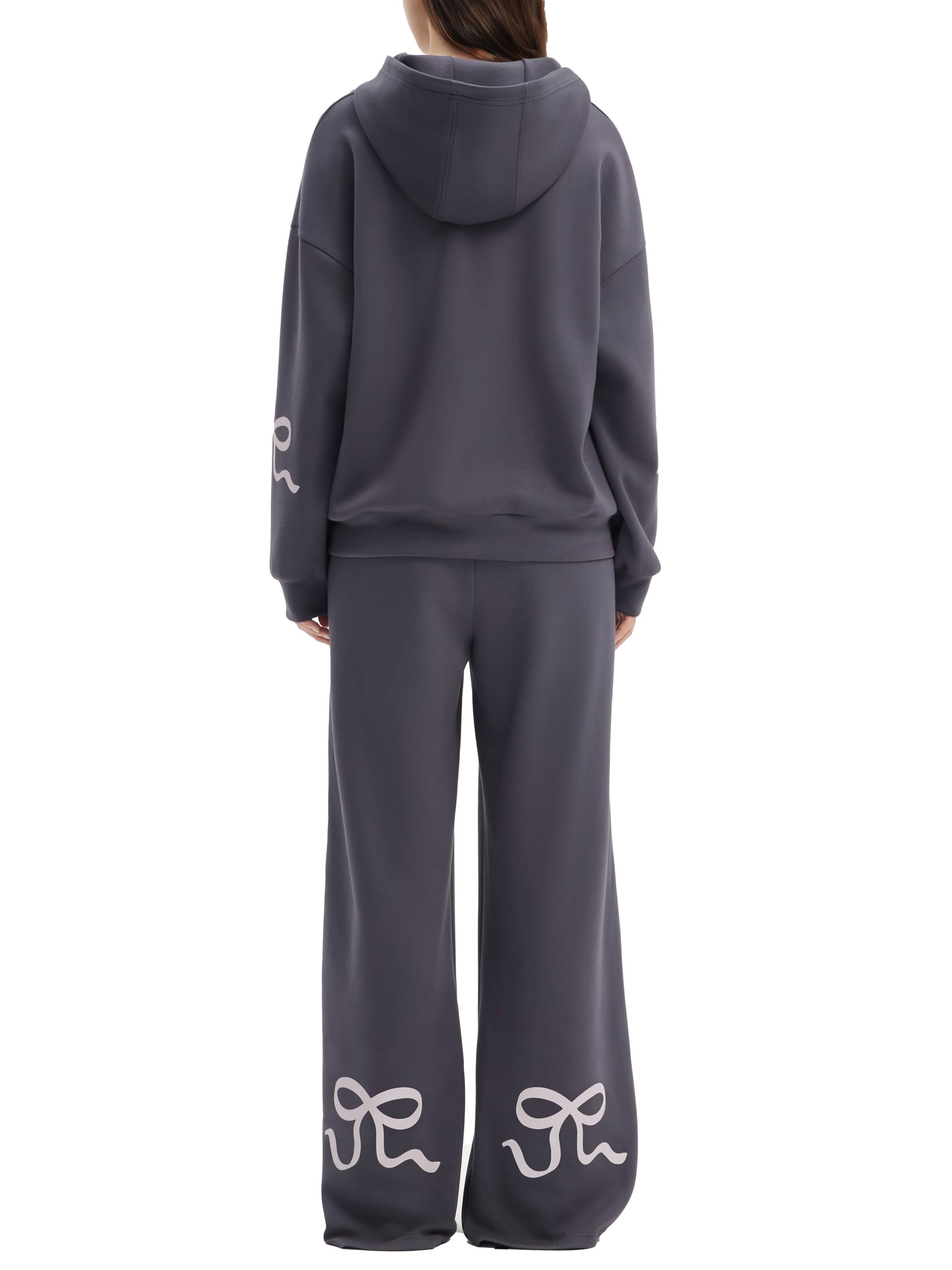 SUUKSESS Women 2 Piece Sets 2025 Oversized Hoodie Sweatshirt Wide Leg Sweatpants