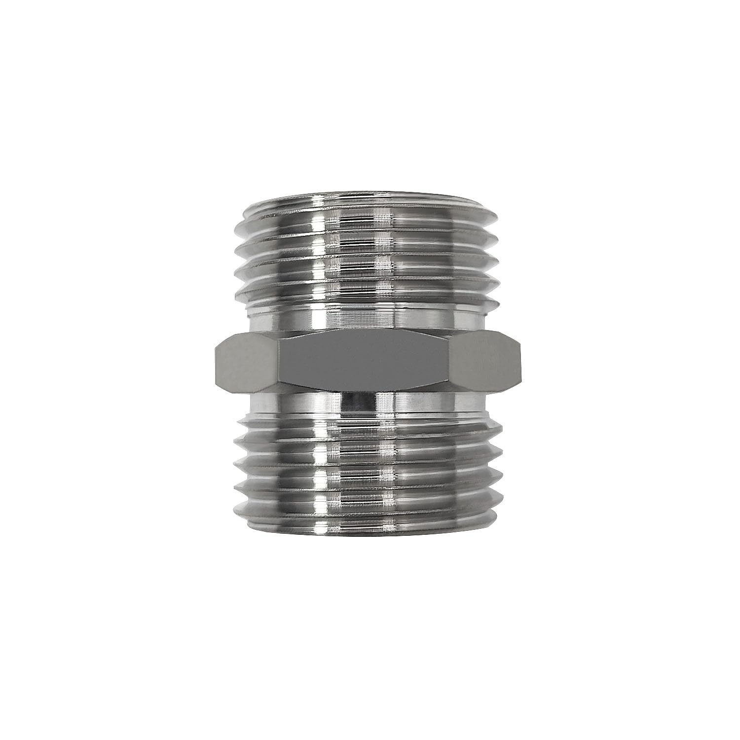 Rubinetto Per Tubo Da Giardino In Acciaio Inox 304, Filetto Maschio 3/4 NPT X 3/4 GHT, Resistente Alla Ruggine Per Uso Esterno