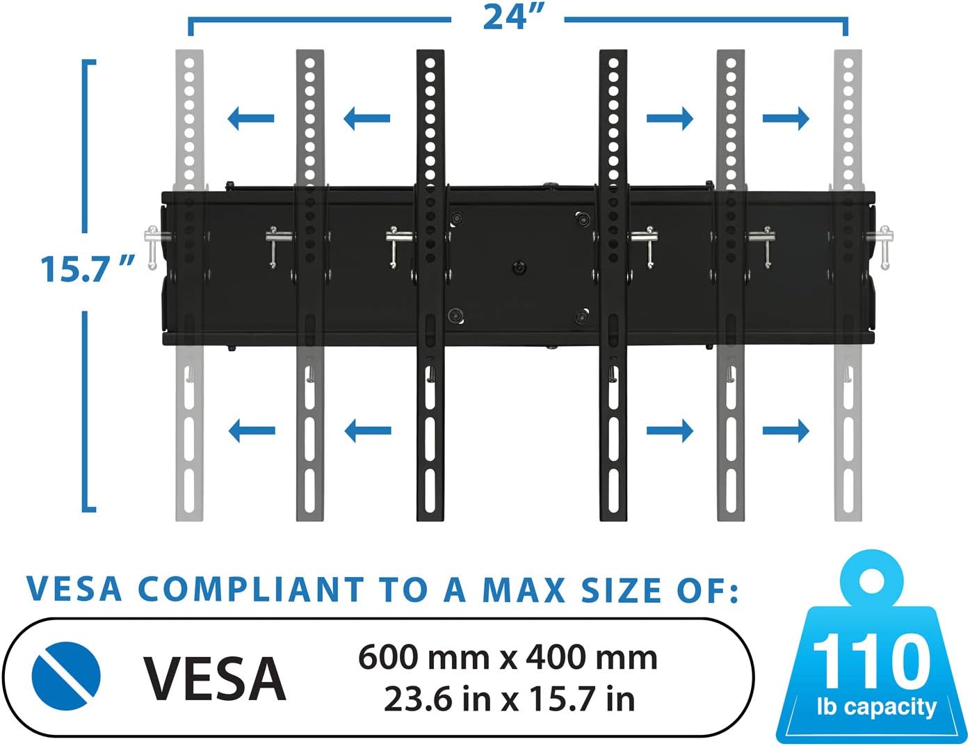❤ Crаzу Dеаlѕ Mount-It! TV Wall Mount Full Motion | Center and Corner Installation | Tilt, Extend, Articulating TV Wall Bracket | Fits up to 65 Inch TVs (MI-346L)