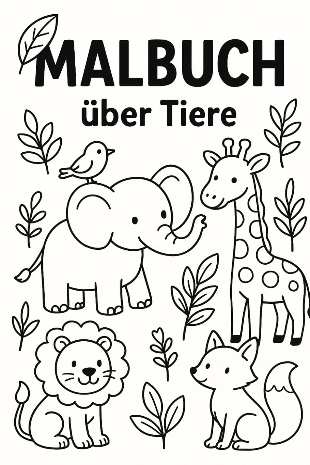 Malbuch über Tiere