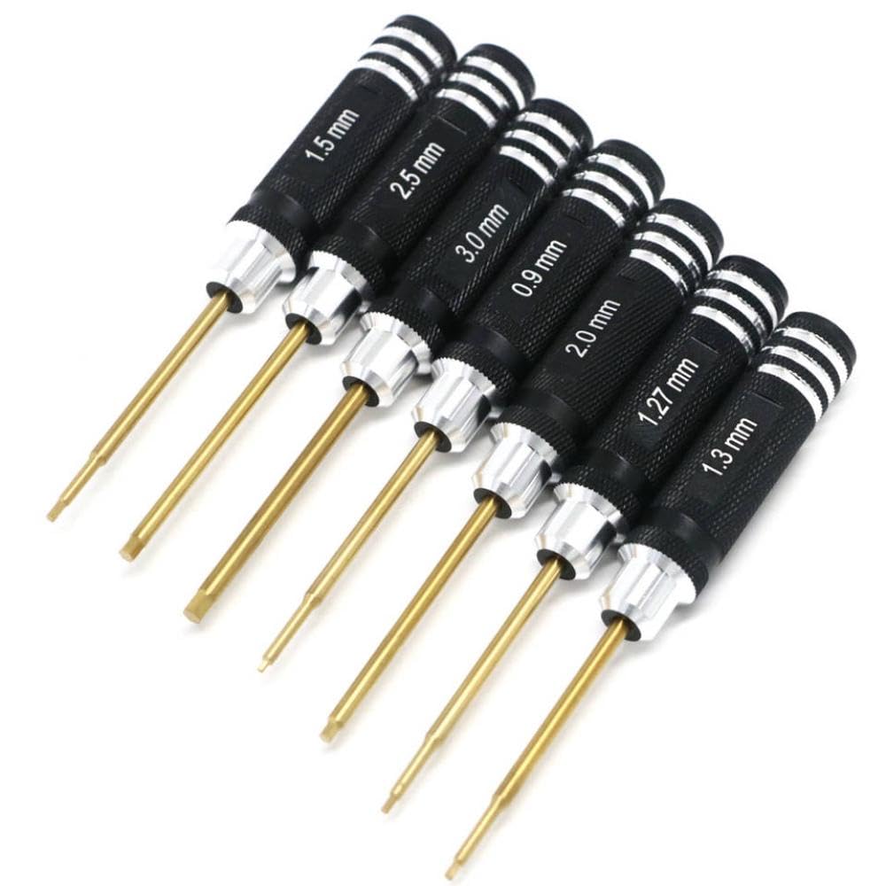 Comodo Yellow Hex Screwdriver Tool Set For Drone Aircraft Model Repair Compatible With Rc Helicopter Uav Maintenance(Yellow)