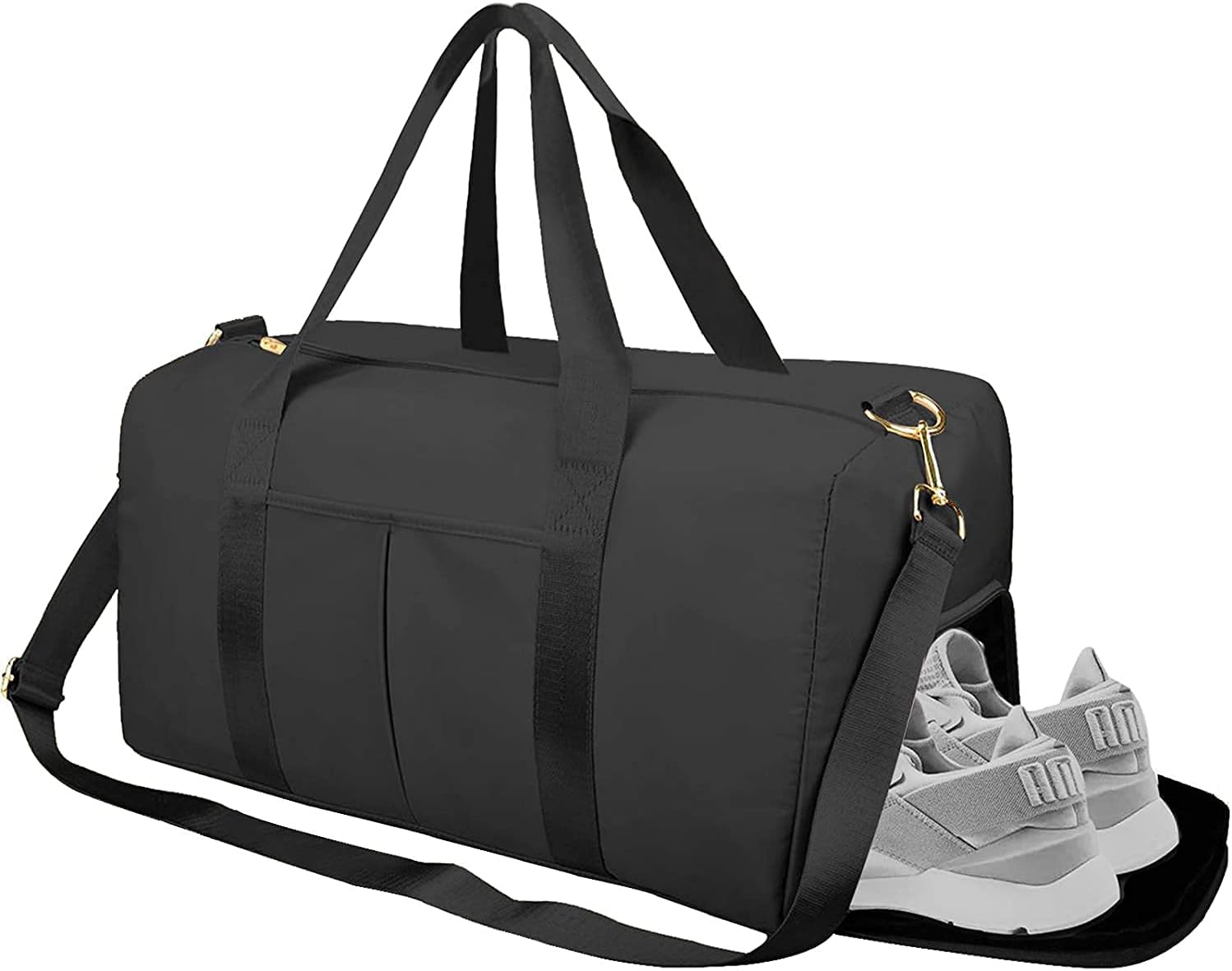 MahMir Men and Women Gym Bag (Black)
