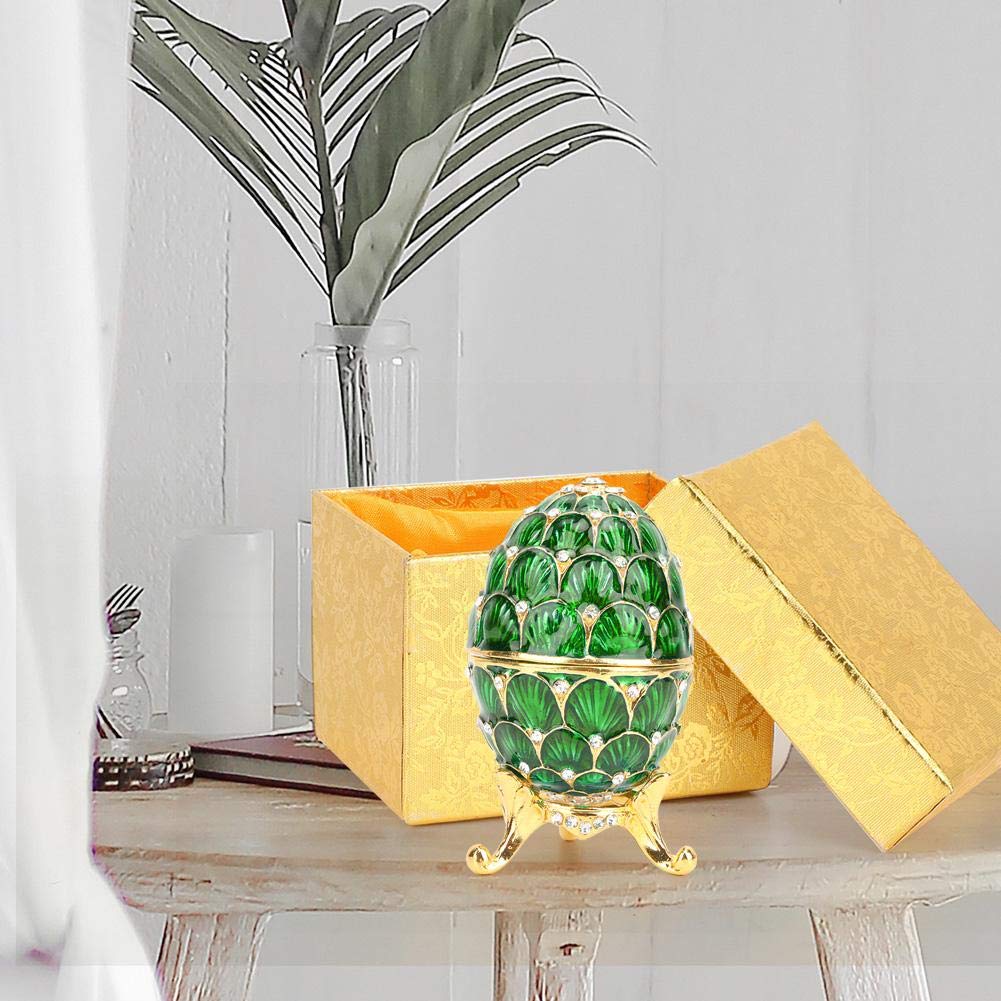 Amazon.com: Vintage Egg Trinket Box - Unique Hand Painted