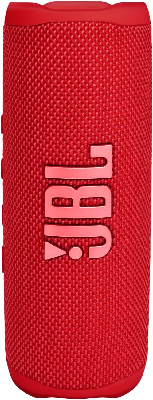 Flip 6 Wireless Portable Bluetooth Speaker Pro Sound, Upto 12 Hours Playtime, IP67 Water & Dustproof, PartyBoost & Personalization by JBP App (Without Mic, Red)