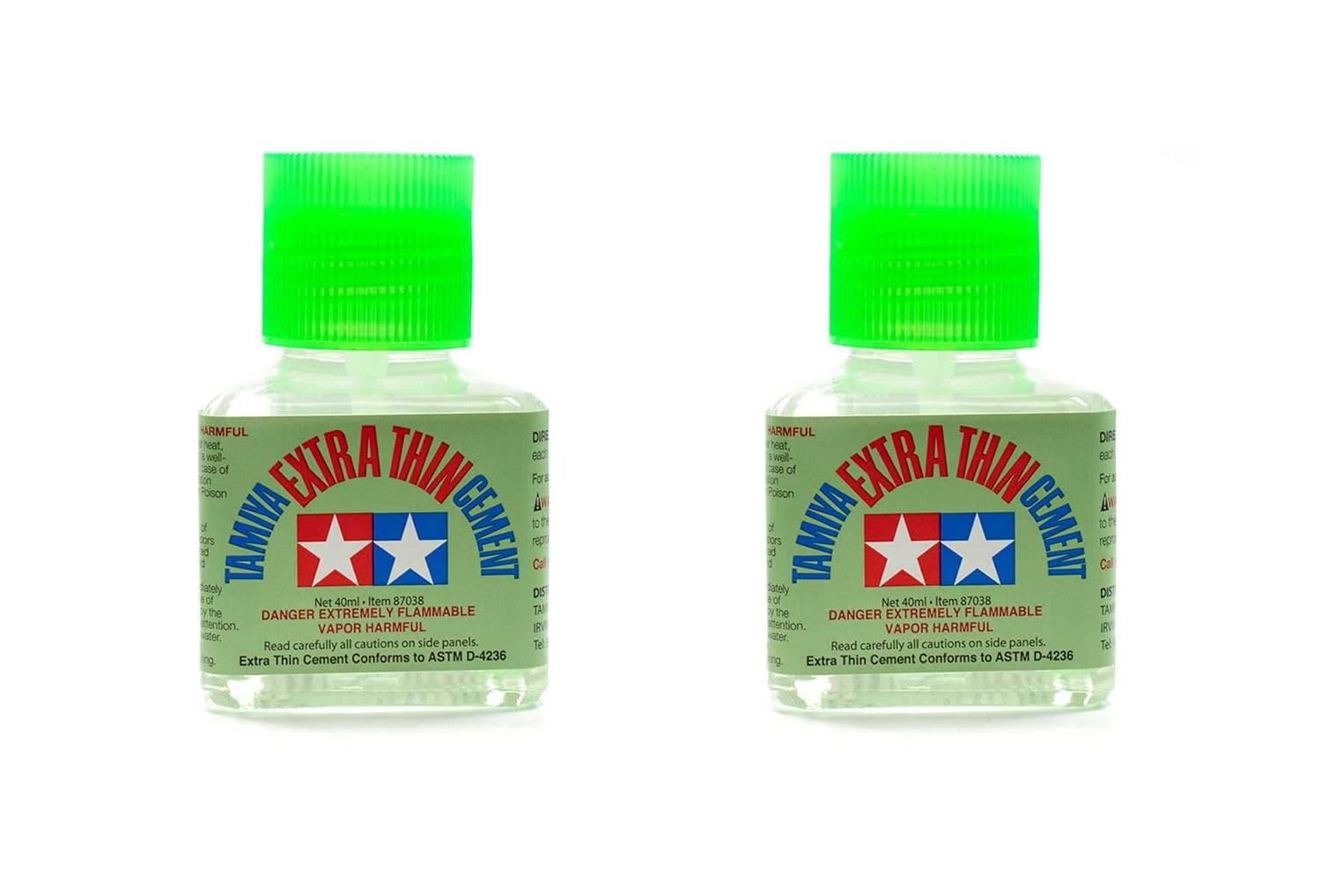 Model Glue Extra Thin Cement Glue Adhesive 40ml - TWIN PACK