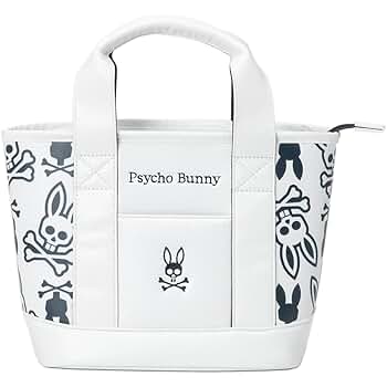 お値下げ中！Psycho Bunny トートバッグ　アイボリー 楽天市場】サイコバニー トートバッグ（スポーツバッグ