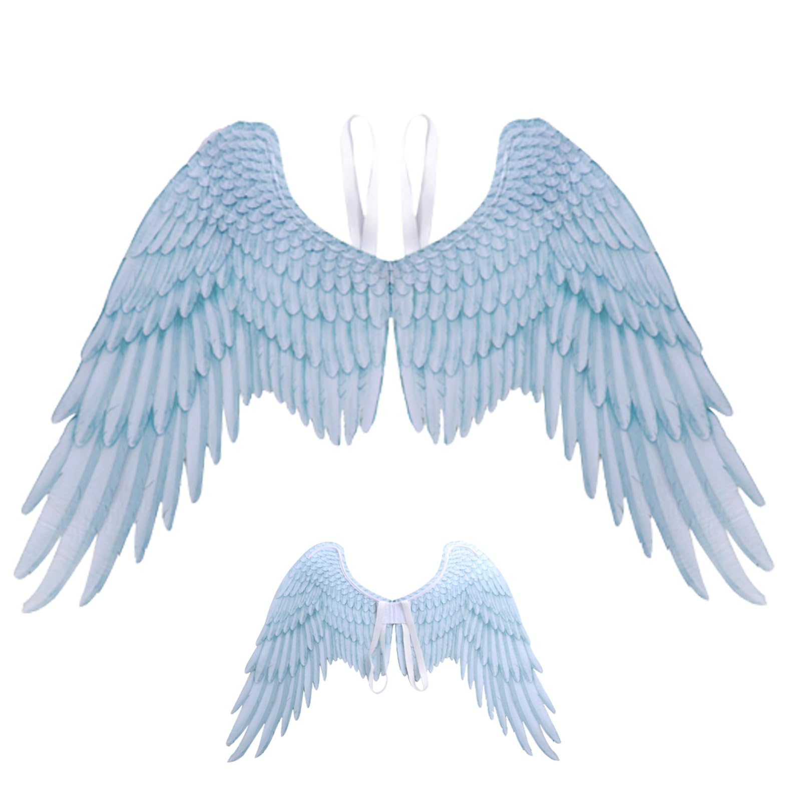 Stecto Ailes d'ange en plumes pour adultes, ailes de plumes créatives non tissées, ailes d'ange 3D d'Halloween, ailes de fée, ailes de cosplay de carnaval pour les fêtes déguisées Stecto Ailes d'ange en plumes pour adultes, ailes de plumes créatives non tissées, ailes d'ange 3D d'Halloween, ailes de fée, ailes de cosplay de carnaval pour les fêtes déguisées