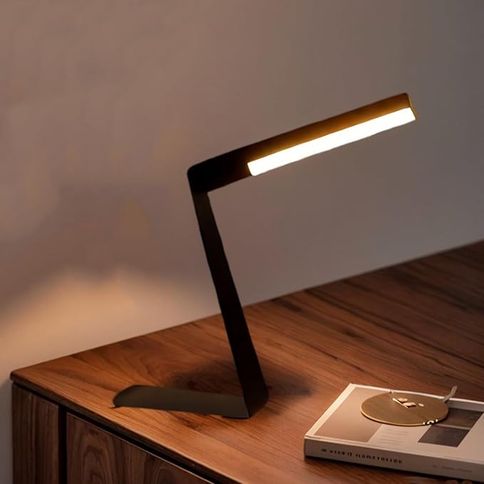 GUDSK Table Lamp for Bedroom,Portable 3 Way Dimmable Desk Lamp 1800mah Rechargeable Small Lamp Led Touch Night Lamps for Night Stands, Living Room, Office&Baby Nursery