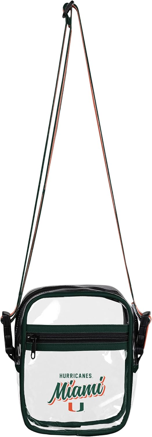Crossbody Clear Messenger Bag– Convenient & Compact Hands-Free 7” Camera Pouch for Valuables– NCAA Stadium Security Approved