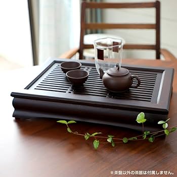 中国茶 茶盤 竹製 34✕22cm 大きめサイズ Amazon.co.jp: PARK SEVENTEEN 茶器 茶道具 茶盆 茶台 茶盤 竹