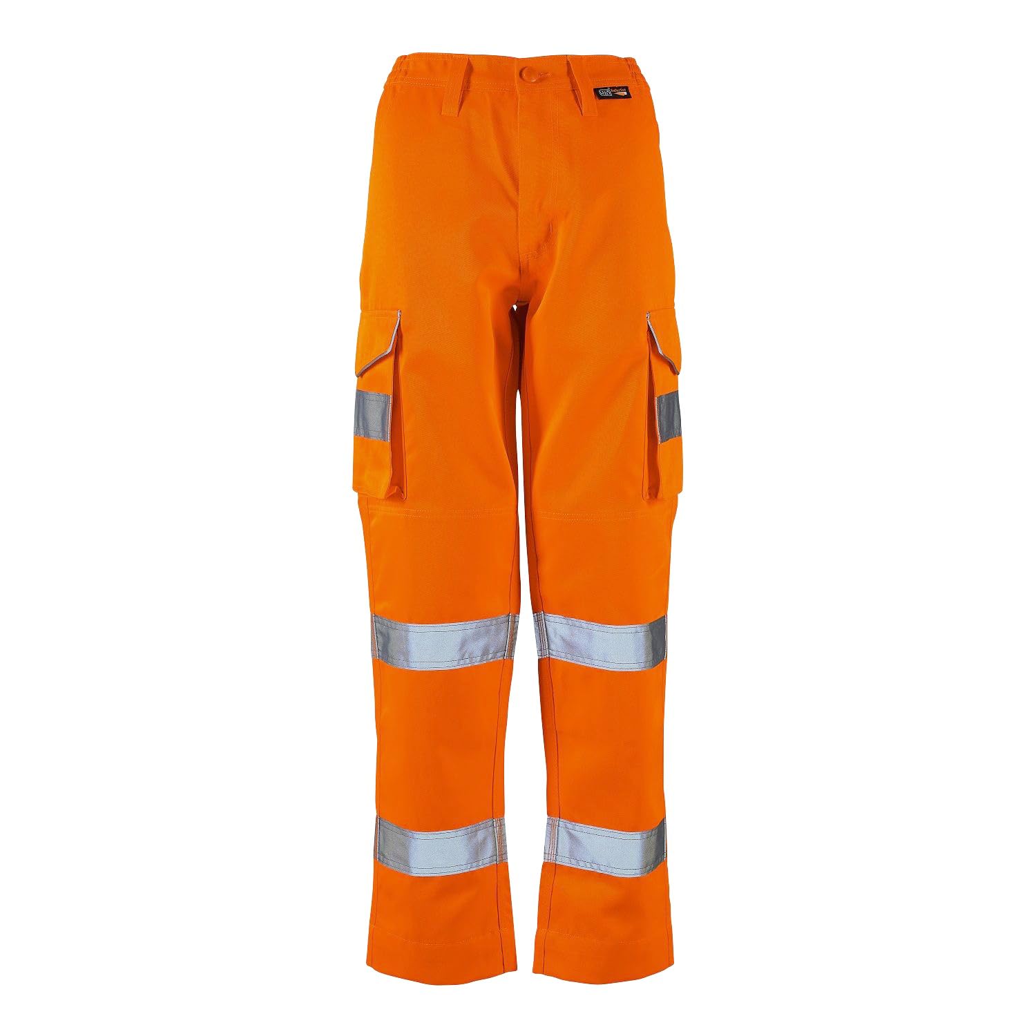 Expert Workwear Women's Orange Hi Vis Combat Trousers High Visibility Polycotton Reflective Safety Work Viz Pantss