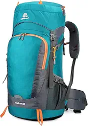 ERYUE mochila de caminhada,Mochila de caminhada 65L resistente à água com capa de chuva Mochila de viagem esportiva ao ar livre para camping escalada montanhismo