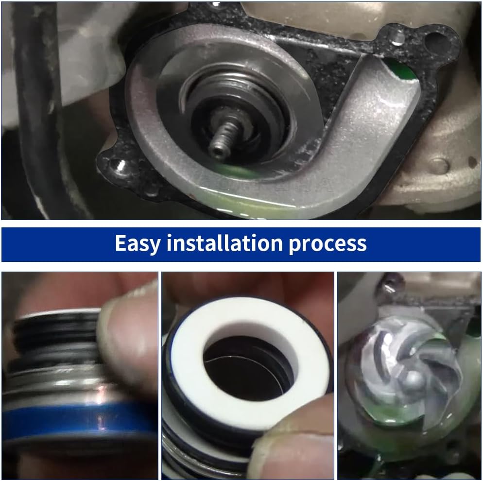Water Pump Impeller Seal Gasket Repair Kit For KVF650 KVF700 KFX700 KVF750 KRF750 4X4 4X4i 2002-2023 OEM#59256-1069 11060-1964 49063-1055 49063-1002
