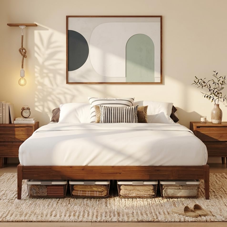 Amazon.com: Howizz Camila Luxury King Size Bed Frame - Heavy Duty