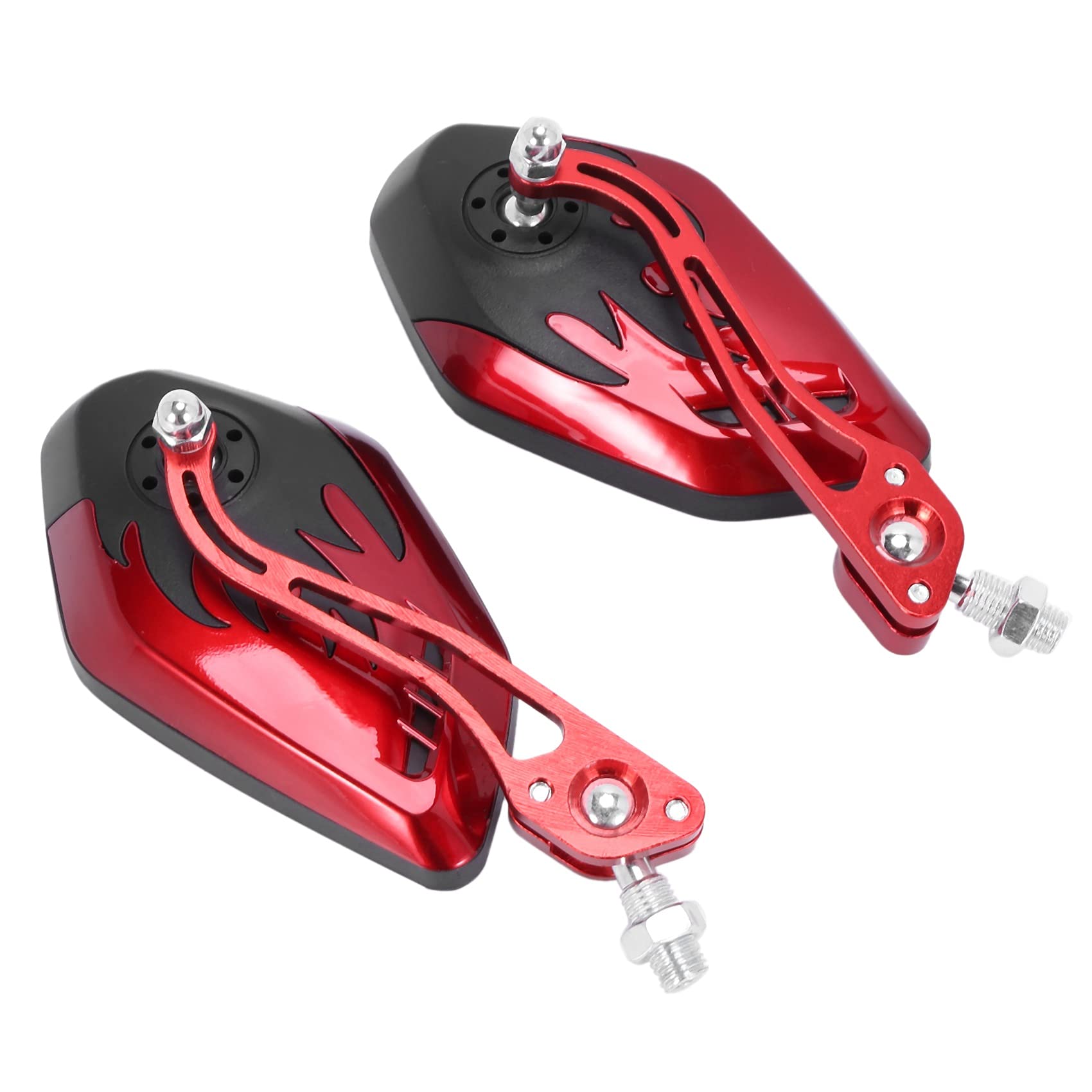 Liwogi Motorrad Seitenspiegel Set - 360° Verstellbar Für 10mm/8mm Gewinde