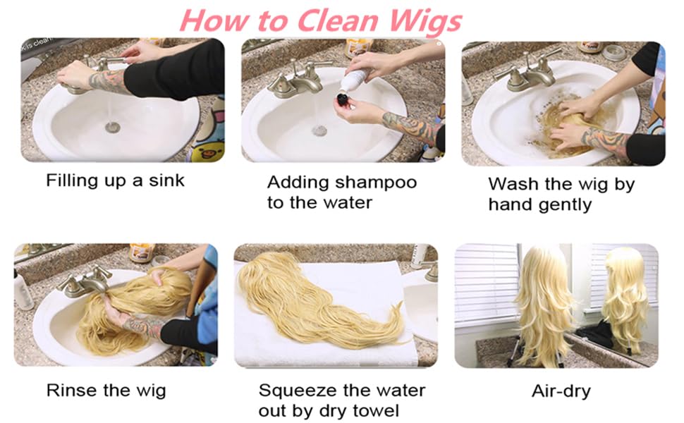 Long Curly Wavy Dark Purple Wigs for Women Light Purple Highlight Hair Synthetic Natural Middle Part Daily Party Halloween Cosplay Wig with Wig Cap - Image 8