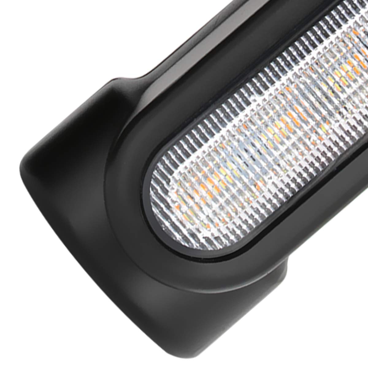 TUINCYN Black Motorrad Highway Switchback Driving Light für Sturzbügel Harley Davidson Touring Bikes