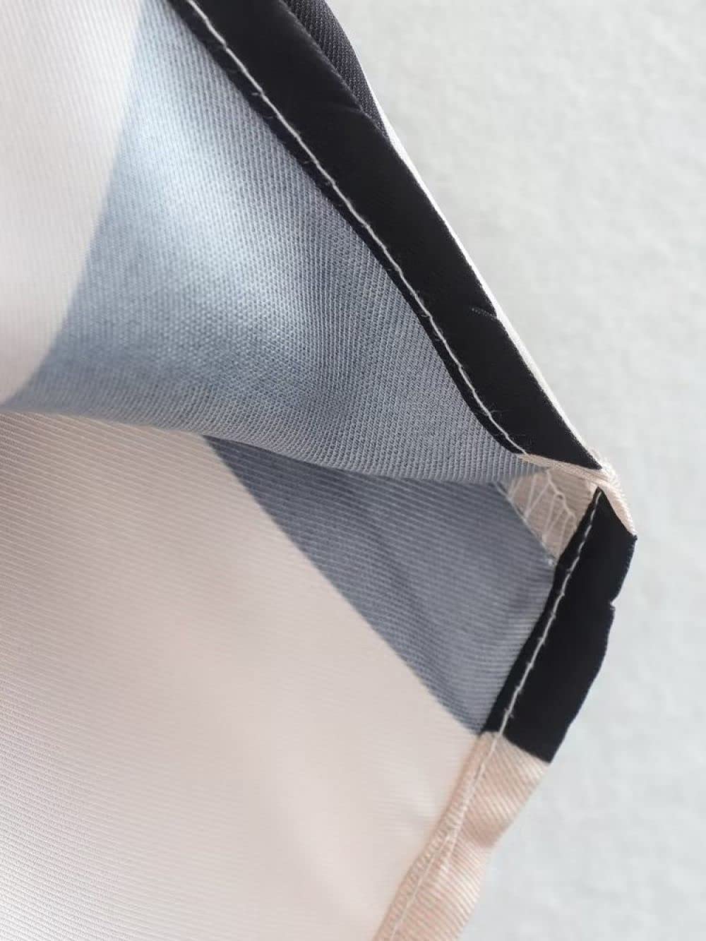Elegantes Lässiges Langarm-Top,Damen Satin Bluse Hemd Rot Streifen Langarm Vintage Mode Seidenhemden Business Hemd Mit Knopf Sexy Party Tops Lässige Arbeit Büro Bluse Für Mädchen Damen