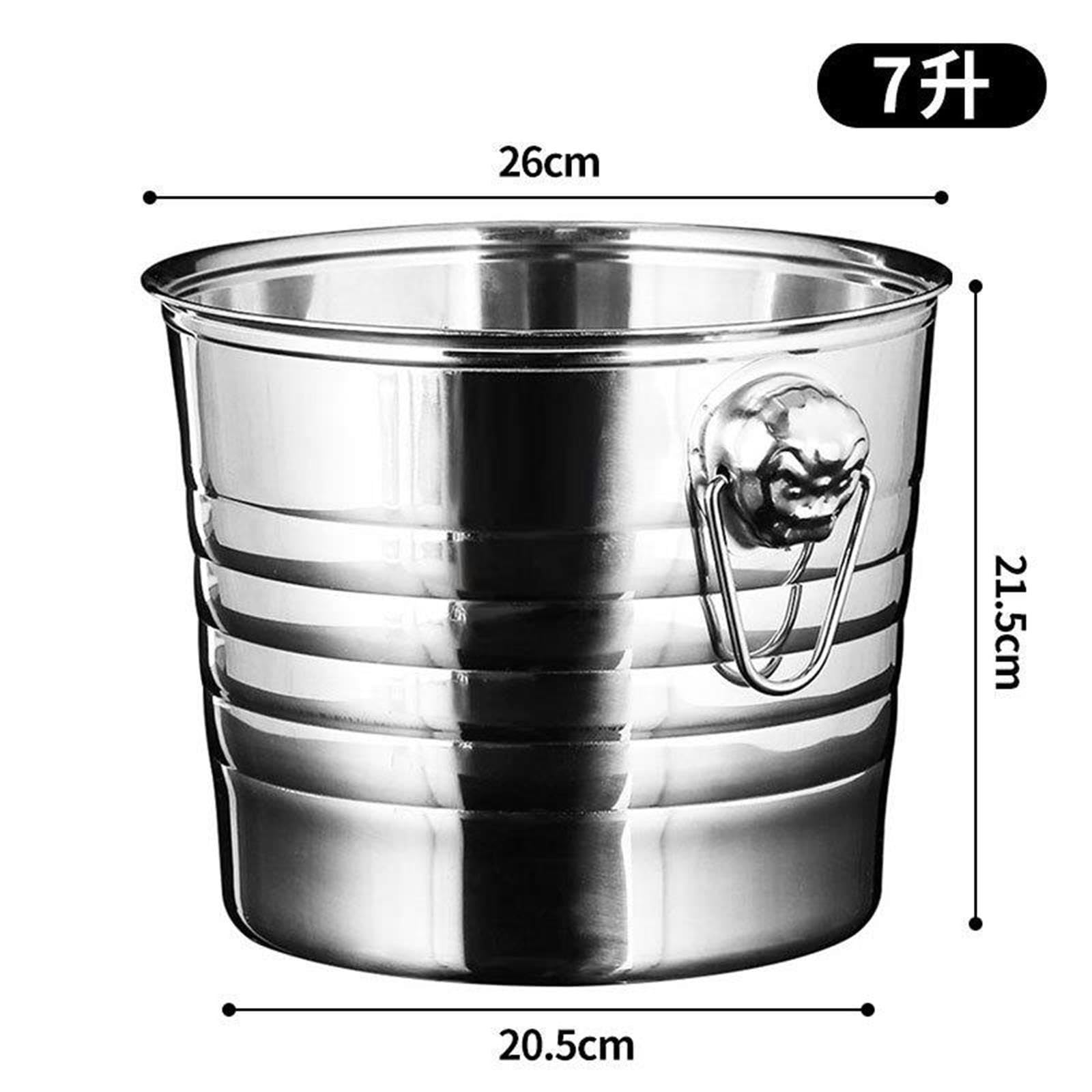 Cubo De Hielo con Cabeza Tigre Acero Inoxidable para Fiestas