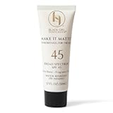 Make It Matte SPF 45 - Clear Face Sunscreen - No White Residue&comma; Broad Spectrum&comma; Matte Finish&comma; Vegan &lpar;Ships with Black or Gold Cap&rpar;