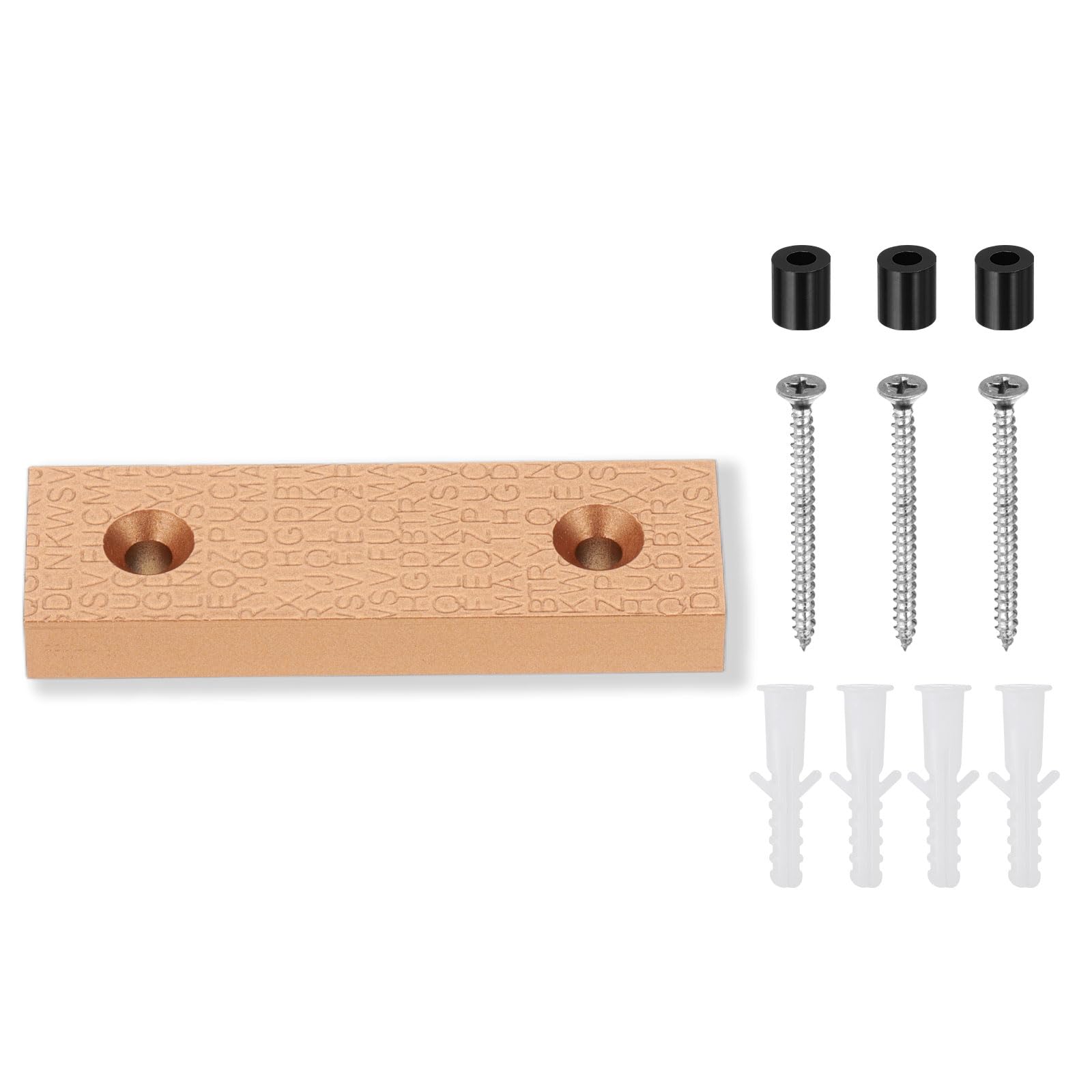 PATIKIL 3.5 Inch House Number, House Address Numbers Sign Large Floating Modern with Screws for Outside Door Wall Street Gold