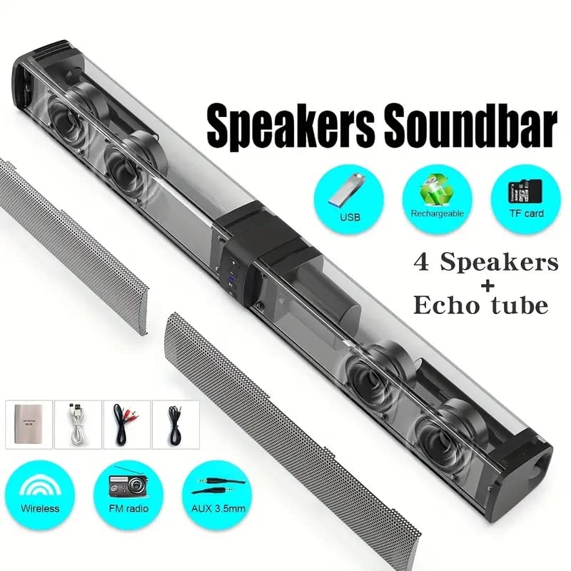 INFIBLA Soundbar pc gamer subwoofer p2 max tv portable tablette portable home cinema splitter Soundbar bluetooth haut-parleur – Image 6